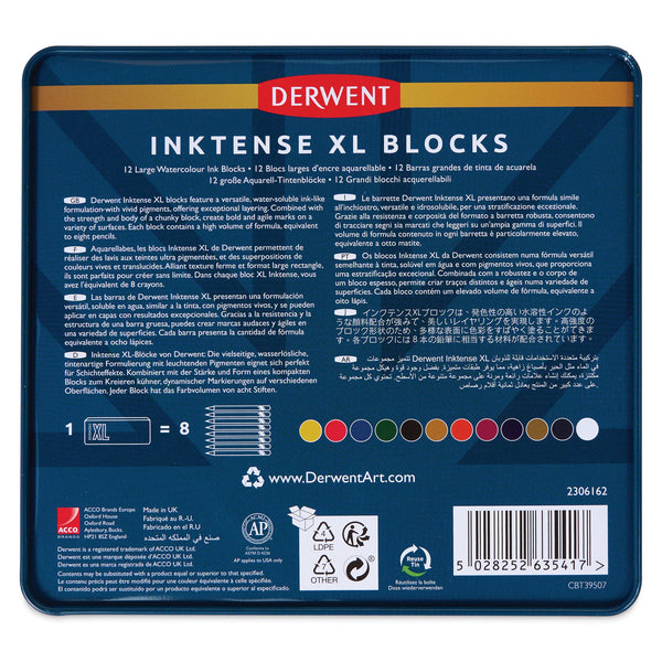 Derwent Inktense XL Block Set of 12