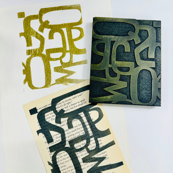 Wendy Shragg for Fodder School | Interval | Foam Stamp