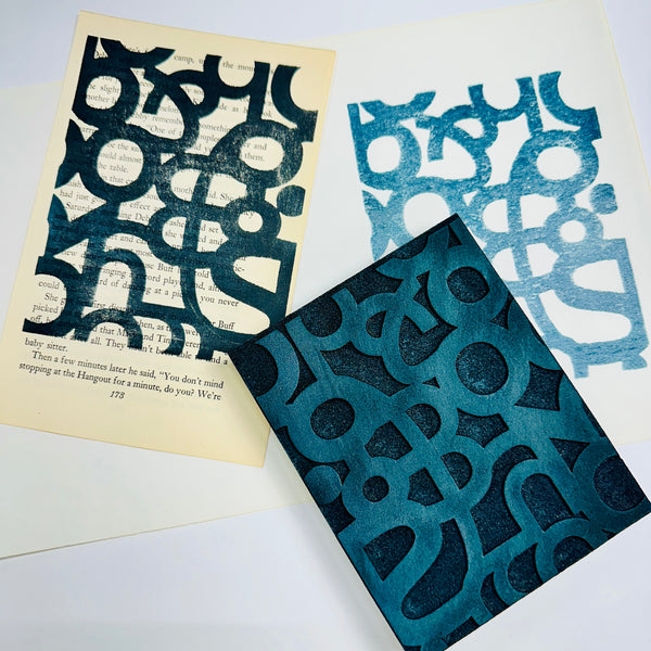 Wendy Shragg for Fodder School | Layer | Foam Stamp