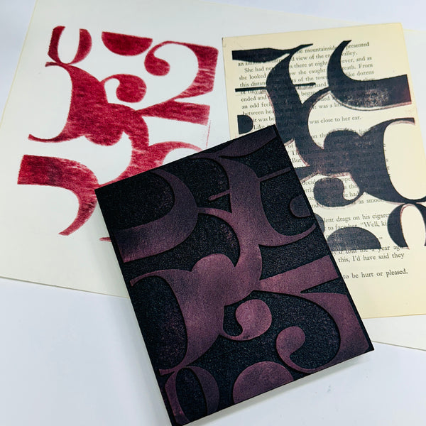 Wendy Shragg for Fodder School |  Rhythm | Foam Stamp