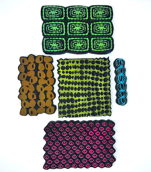 Susan Rossiter for Fodder School | Rossiter Complete | Foam Stamps (Set of All 5)