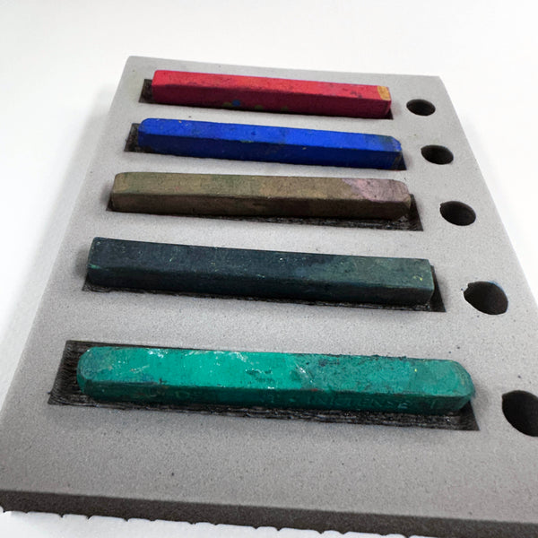 Kae Pea | Watercolor Stick and Block Tray | Foam Stamp