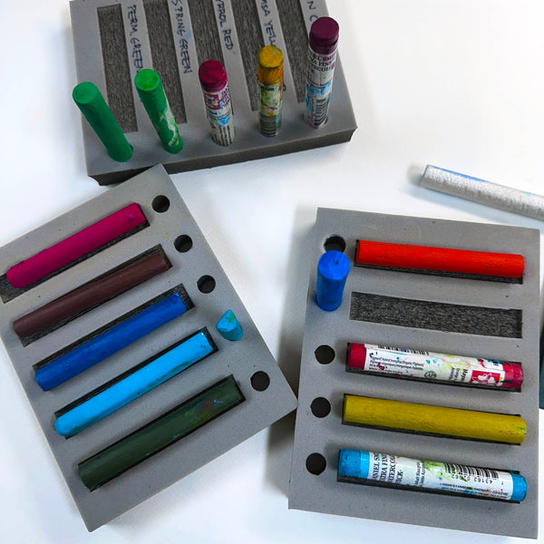 Kae Pea | Watercolor Stick and Block Tray | Foam Stamp