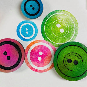 Emmie Roelofse | Buttons | Foam Stamps - Set of 3