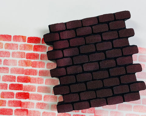 Designs by Gina H. | Brick Wall | Foam Stamp