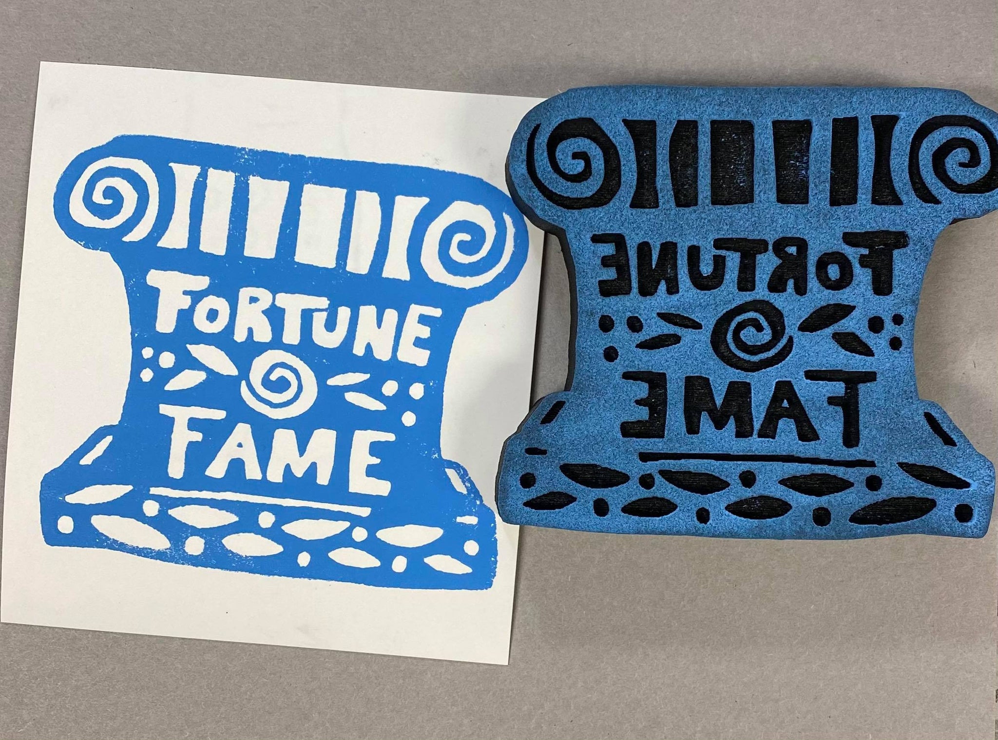 Marylinn Kelly | Fortune & Fame | Foam Stamp