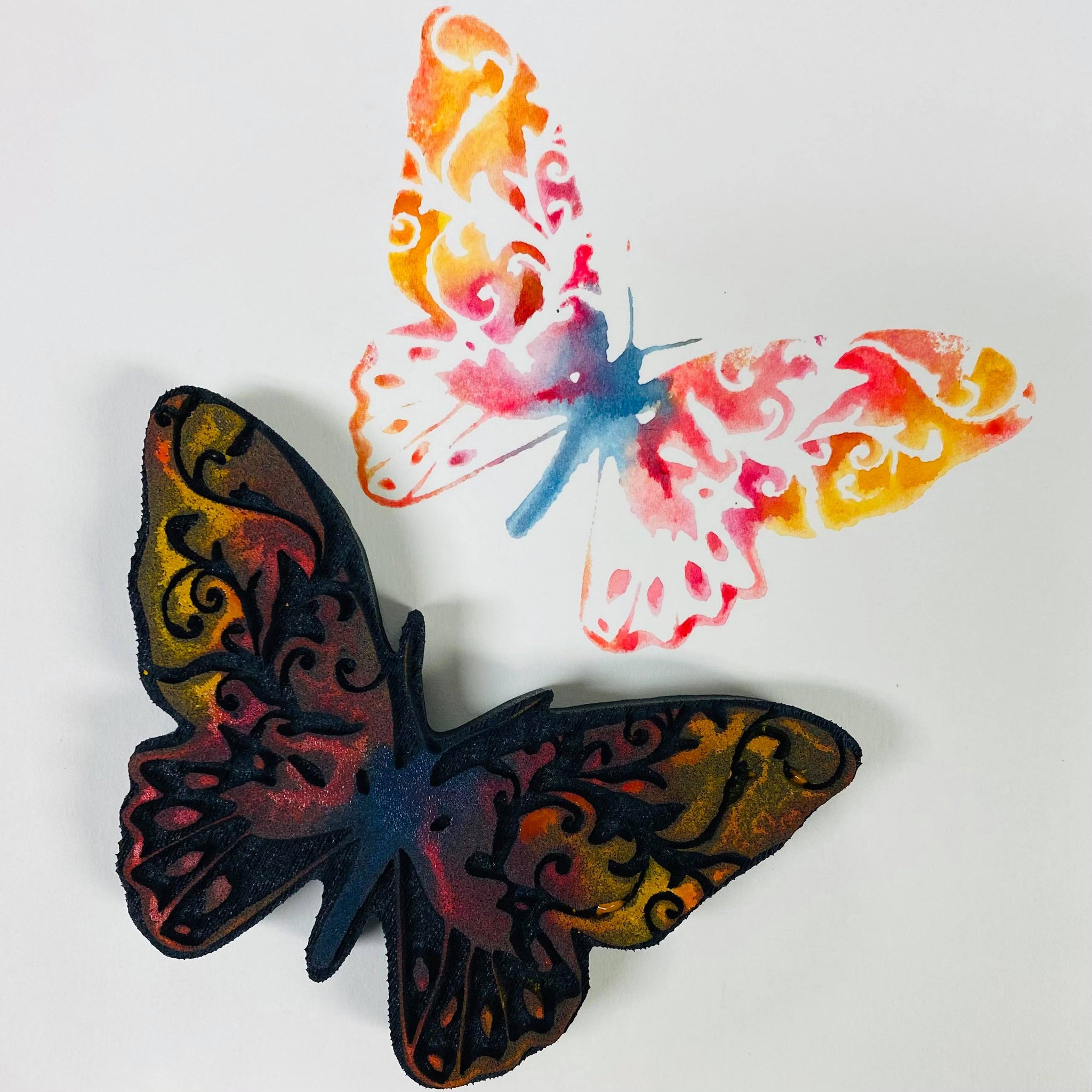 Donna Downey | Intricate Butterfly | Foam Stamp