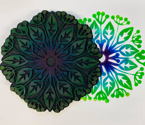 Balzer Designs | Leafy Mandala | Foam Stamp