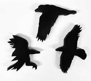 Emmie Roelofse | Murder of Crows | Foam Stamps - Set of 3