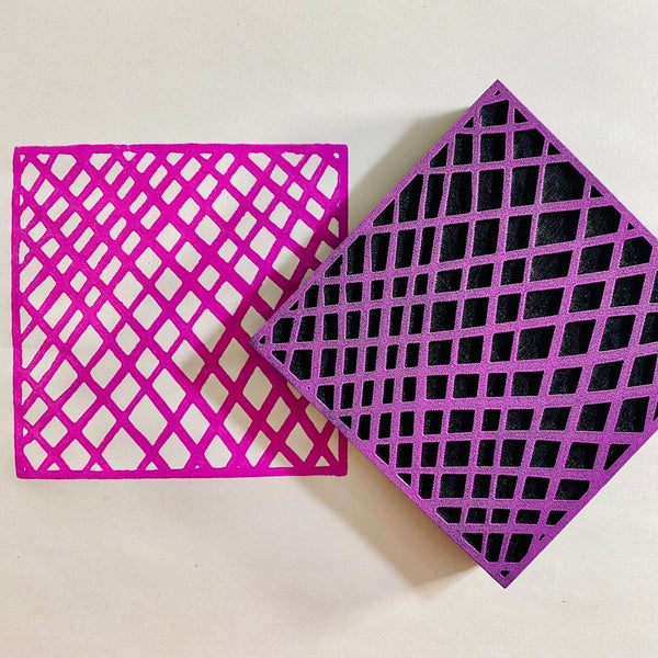 Sarah Matthews | Grid | Foam Stamp