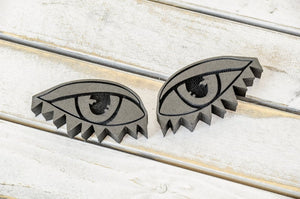 Balzer Designs | Eyes Triangle Lashes | Foam Stamps - Set of 2