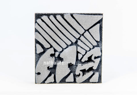 Nathalie Kalbach | Batik Pattern 4 | Foam Stamp