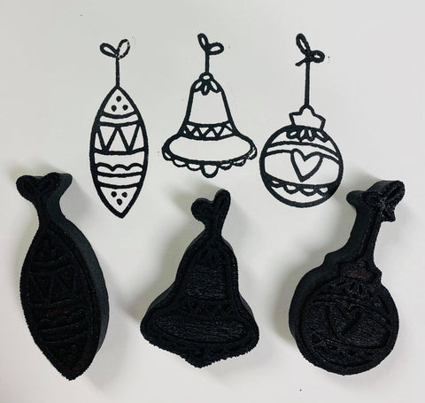 Gale Nation | Ornaments | Foam Stamps - Set of 3