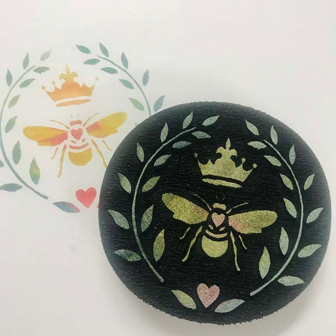 Designs by Gina H. | Queen Bee | Foam Stamp