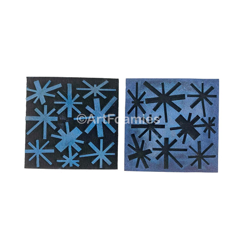 Balzer Designs | Asterisks | Foam Stamps - Set of 2