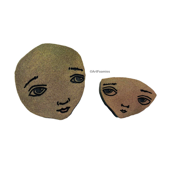 Sunny Carvalho | Two Heads are Better than One | Foam Stamps - Set of 2