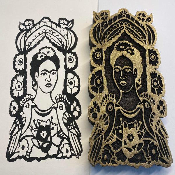 Kae Pea | Frida Votive | Foam Stamp