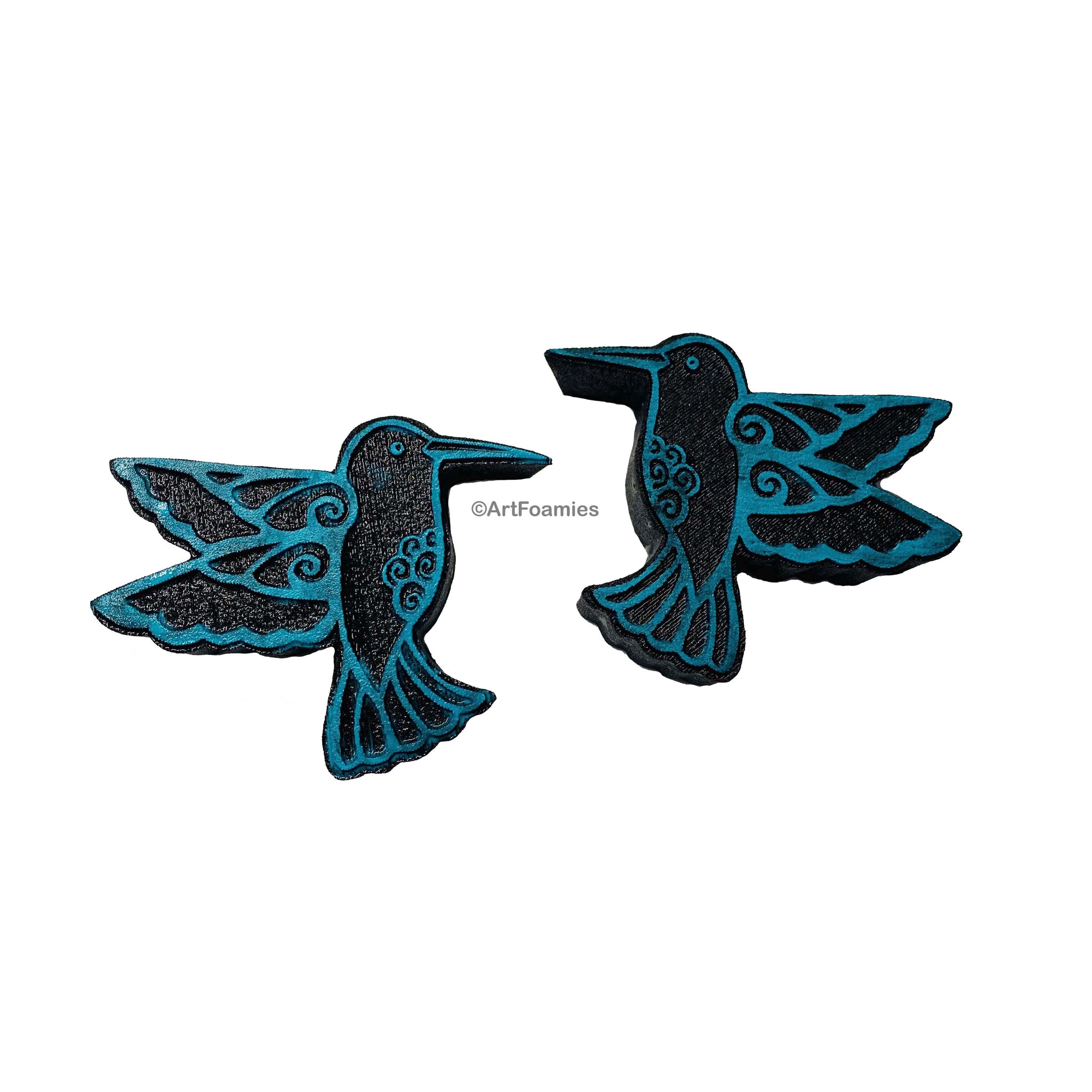 Kae Pea | Hummingbirds | Foam Stamps - Set of 2