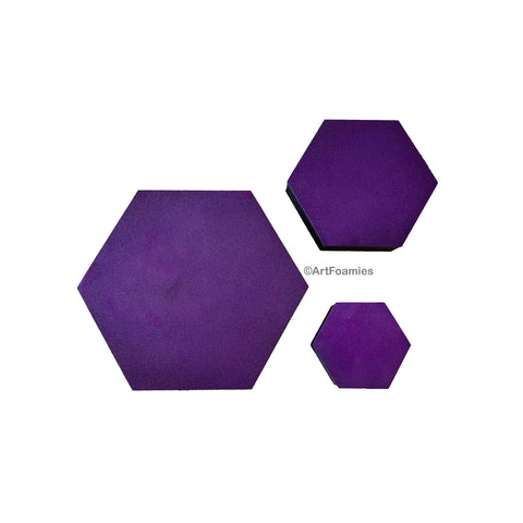 ArtFoamies Basics | Hexagon | Foam Stamp