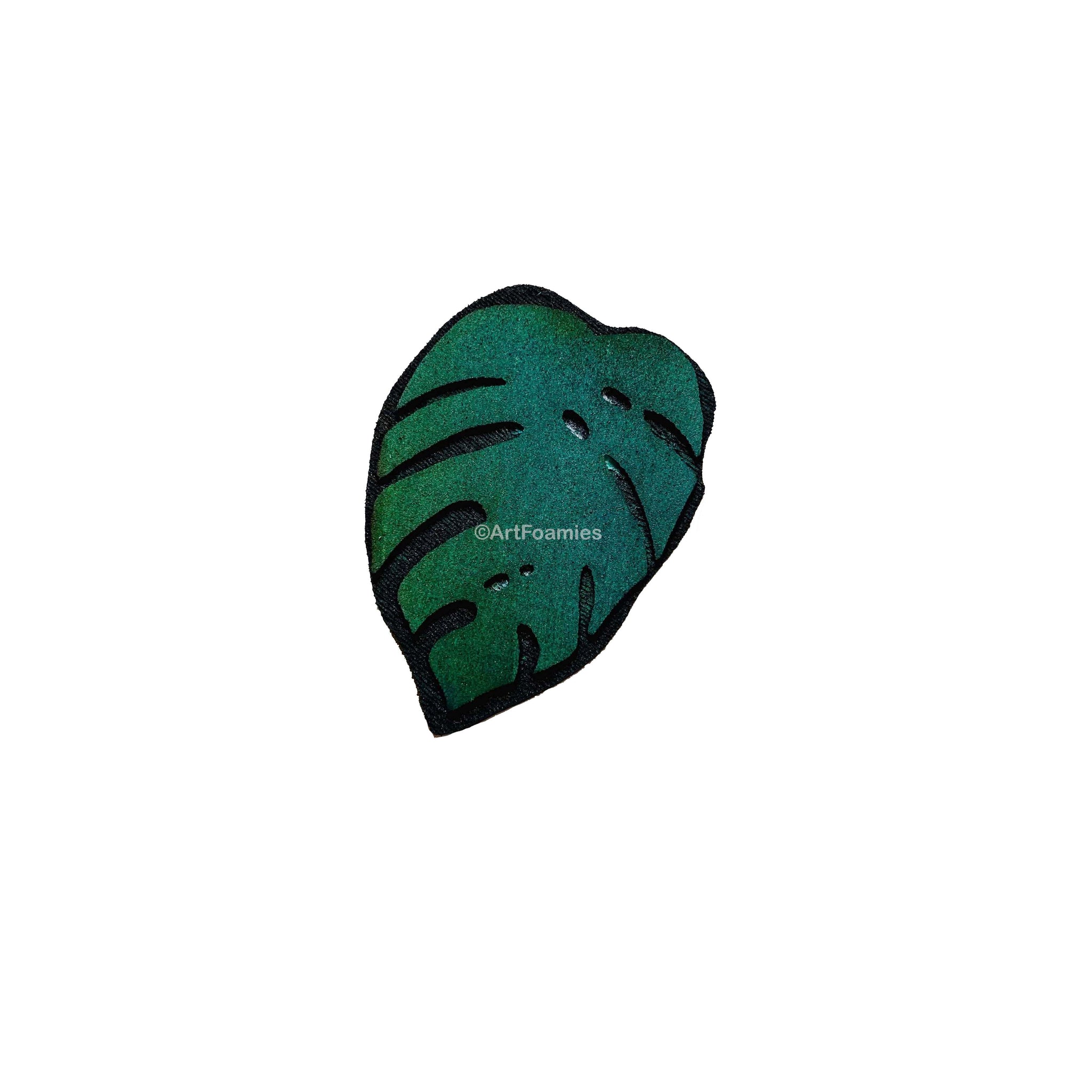 Maxi Moon | Single Monstera Leaf | Foam Stamp