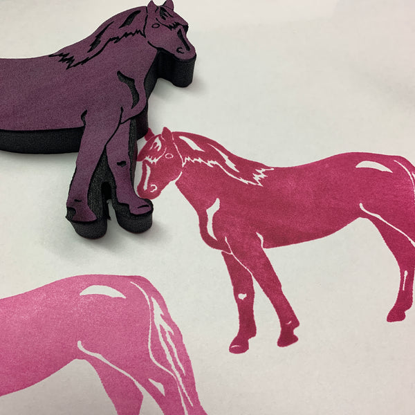 Red Tin Roof | Horse | Foam Stamp