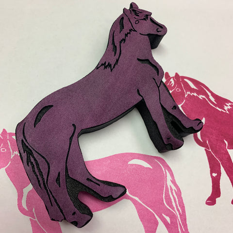 Red Tin Roof | Horse | Foam Stamp
