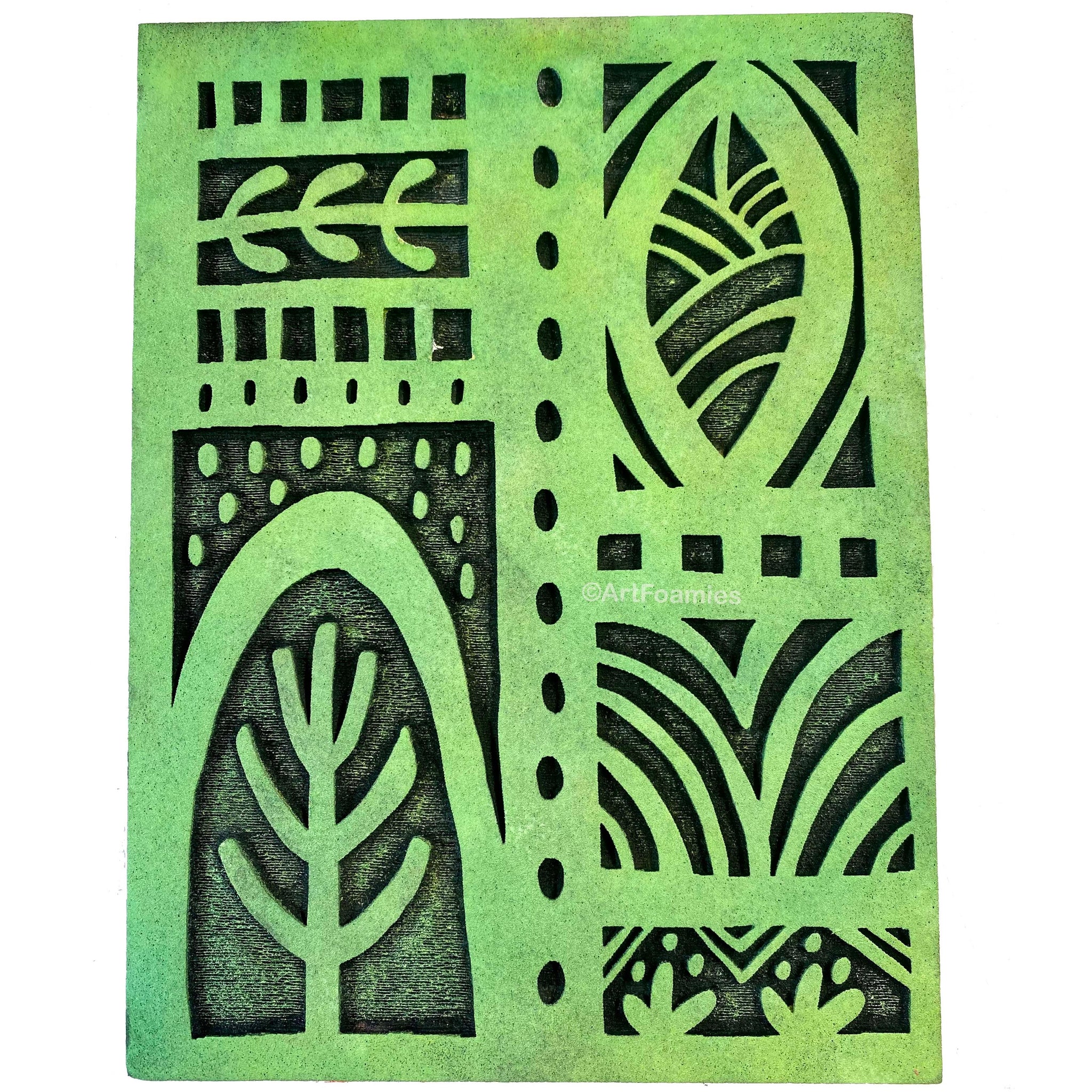 Kae Pea | Secret Garden Imprint Pad | Foam Stamp