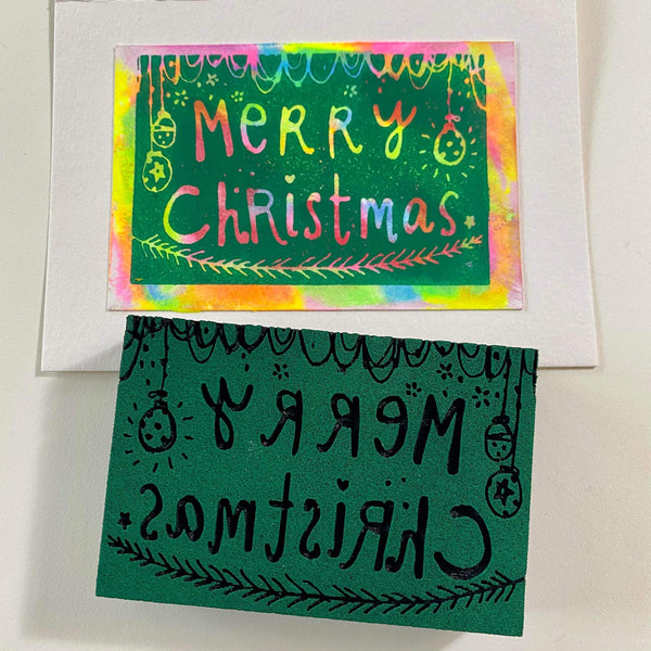 Kae Pea | Merry Christmas | Foam Stamp