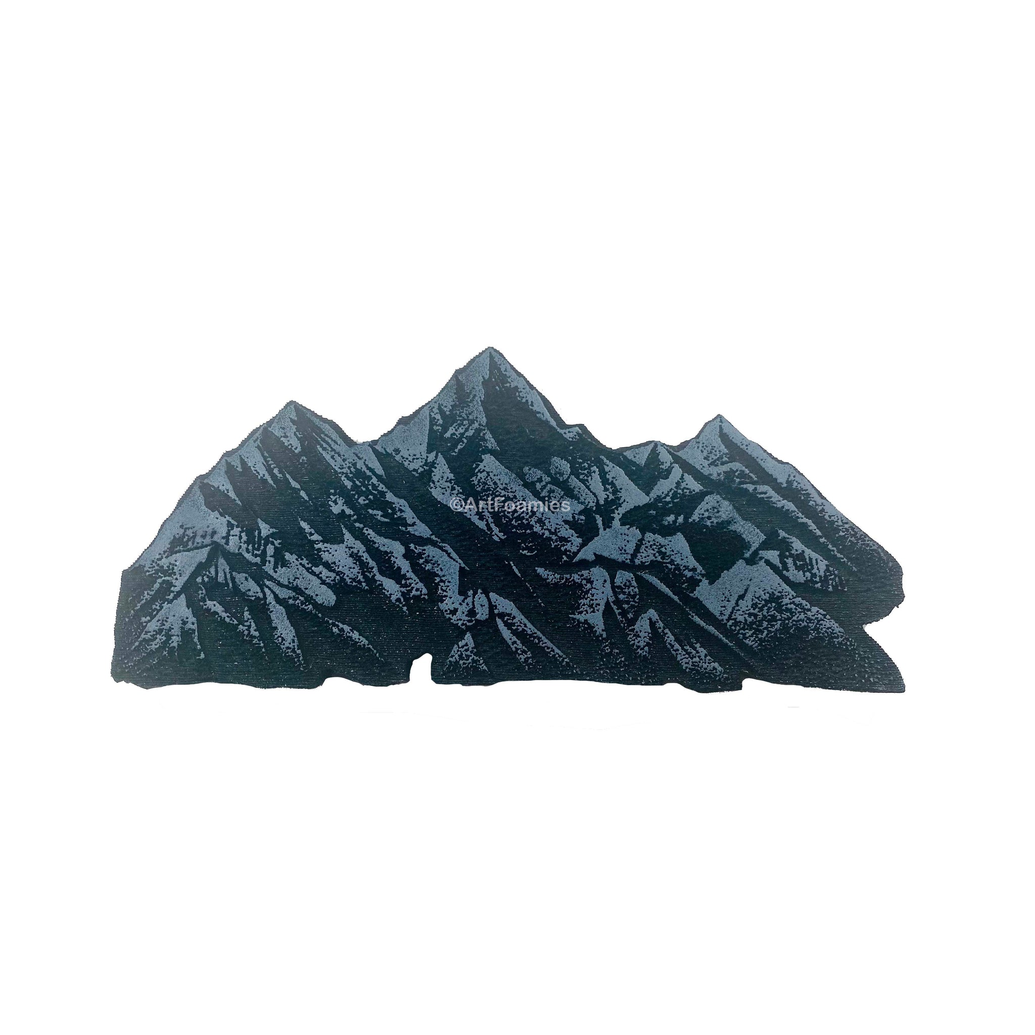 Kevin Nakagawa | Stampscapes Rocky Peaks | Foam Stamp