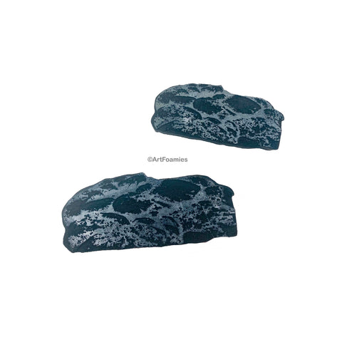 Kevin Nakagawa | Stampscapes Boulders with Lichen | Foam Stamps - Set of 2