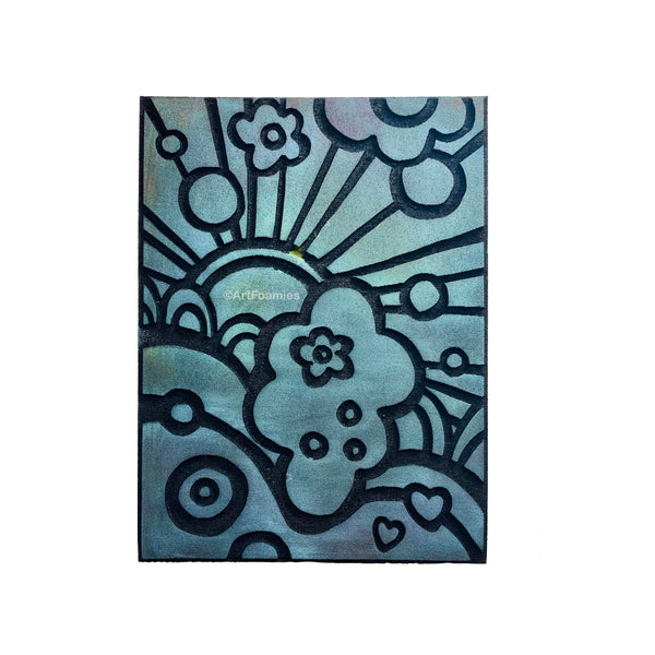 Kae Pea | Good Day Sunshine Imprint Pad | Foam Stamp