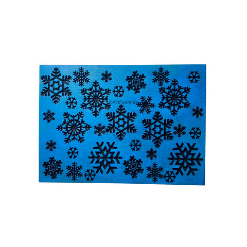 Designs by Gina H. | Snowy Background | Foam Stamp