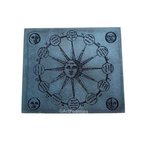 100 Proof Press | Sun and Moon Chart | Foam Stamp