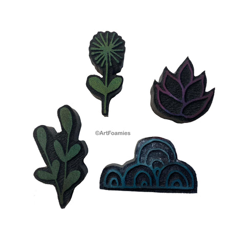 Megan Quinlan | Meg's Motifs | Foam Stamps - Set of 4