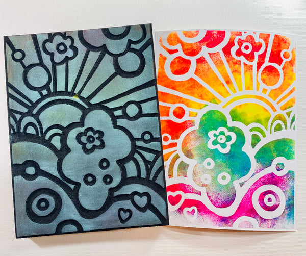 Kae Pea | Good Day Sunshine Imprint Pad | Foam Stamp