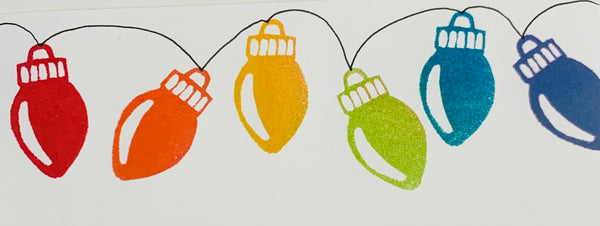 Kae Pea | Christmas Lights | Foam Stamps - Set of 3