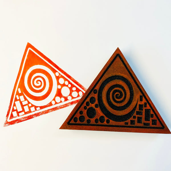 Emmie Roelofse | Modern Triangle | Foam Stamp