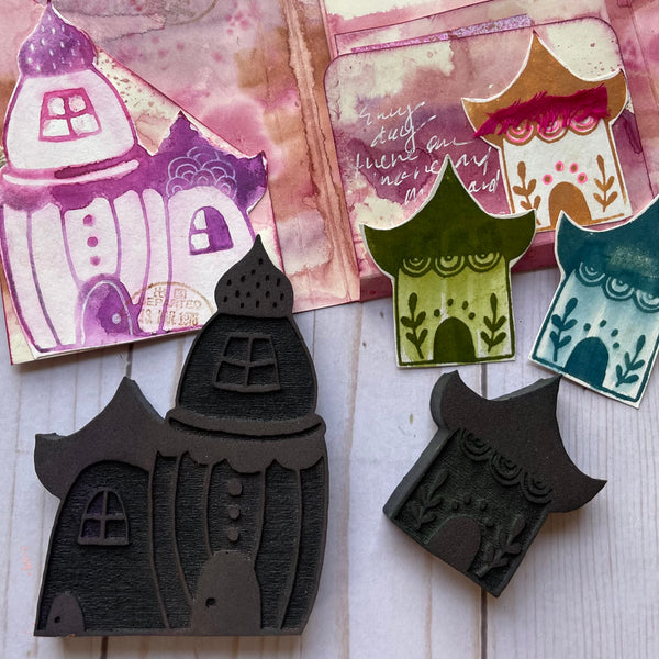 Megan Quinlan | Village | Foam Stamps - Set of 2