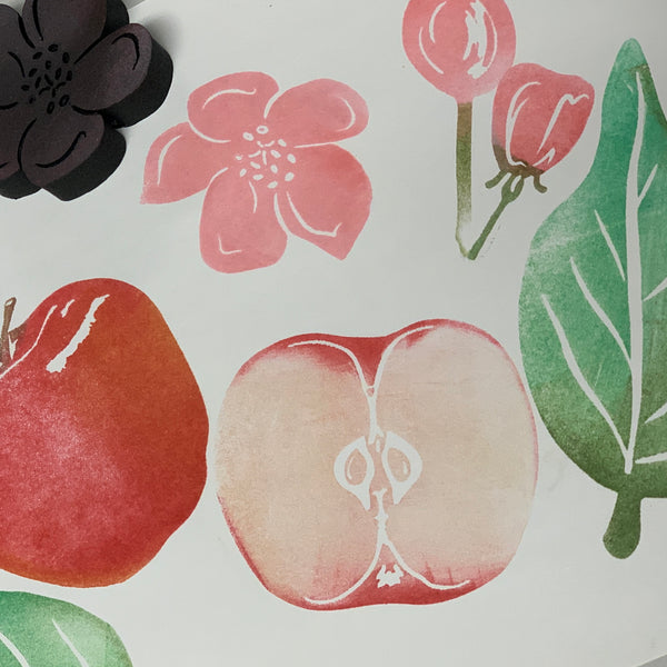 Red Tin Roof | Apples | Foam Stamps - Set of 7