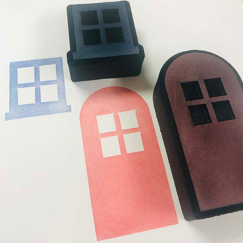 Designs by Gina H. | Door & Window | Foam Stamps - Set of 2